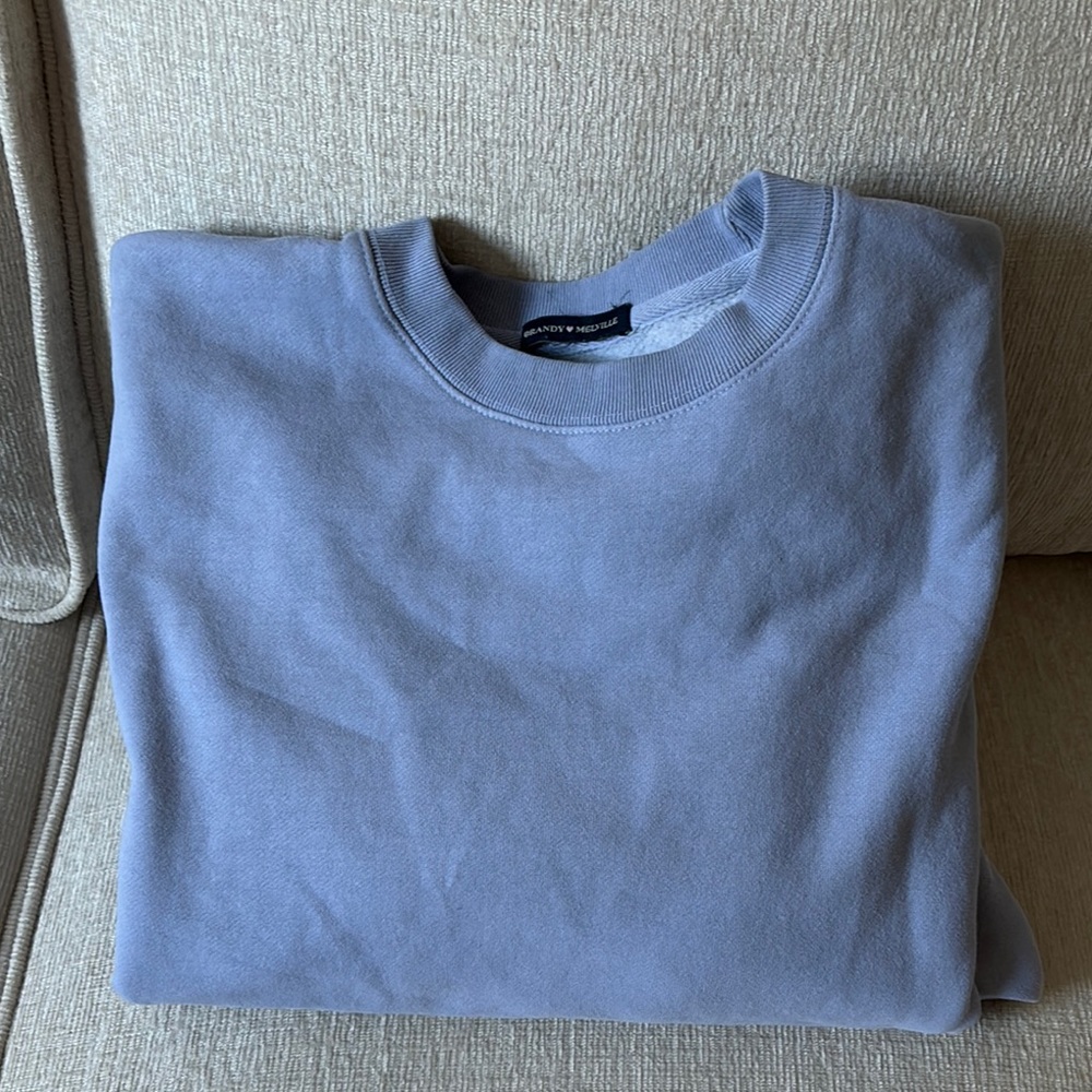 Brandy Melville periwinkle (blue) sweatshirt - oversized (like L) NEW w/o tags